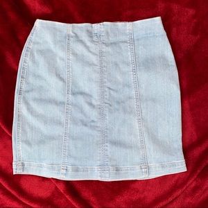 Denim Mini Skirt